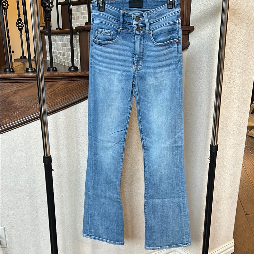 Buckle Black Bootcut Jeans 26x32